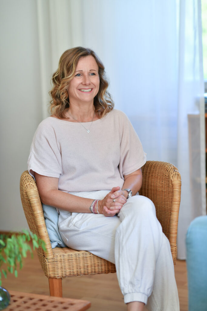 Katrin Schlenker im Gespräch, MBSR- und Achtsamkeitslehrerin am Bodensee